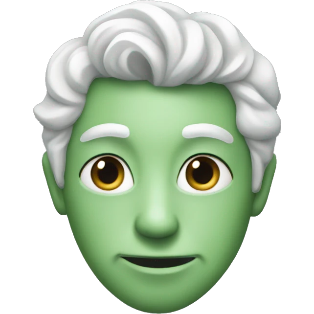 sage green heart emoji