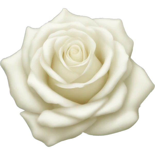 delicate four white roses  emoji
