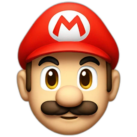 Mario Head emoji