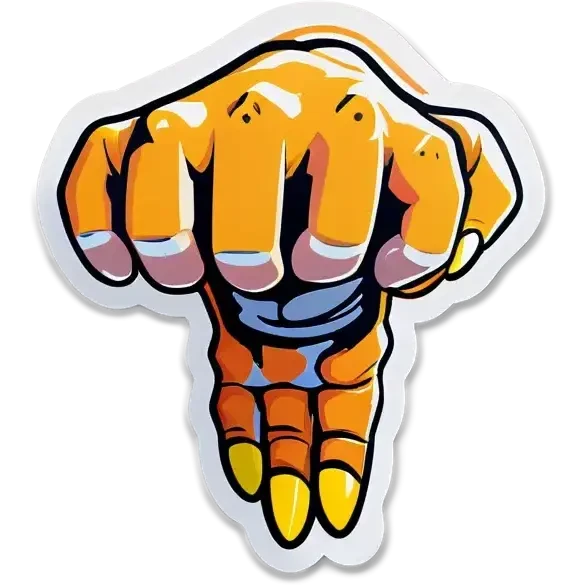 hooked hand emoji