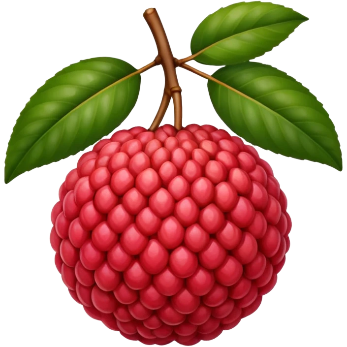 Lychee emoji