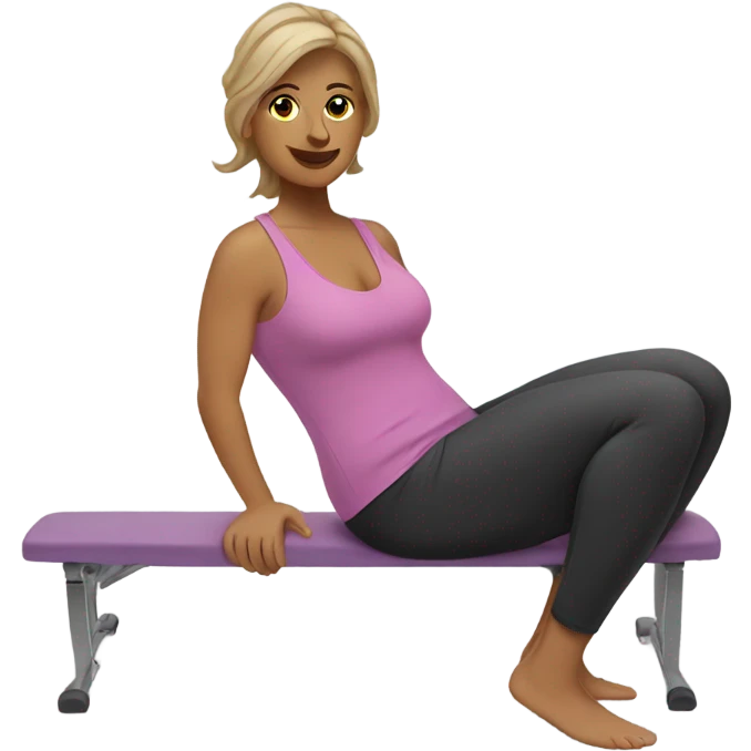 Pilates mom emoji