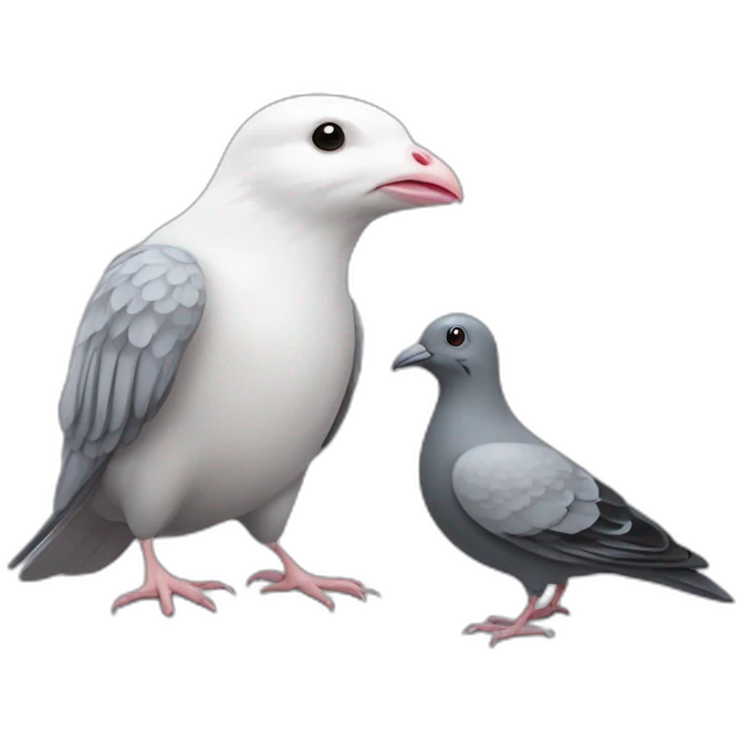 Rat and pigeon animal emoji