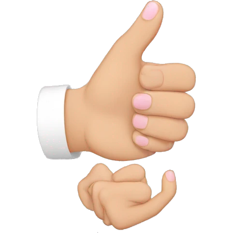 Pinky promise emoji