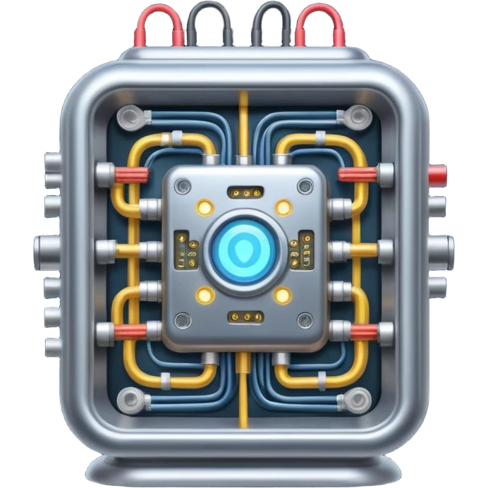 A Quantum Computer machine emoji