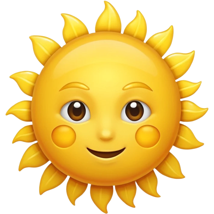Sun emoji
