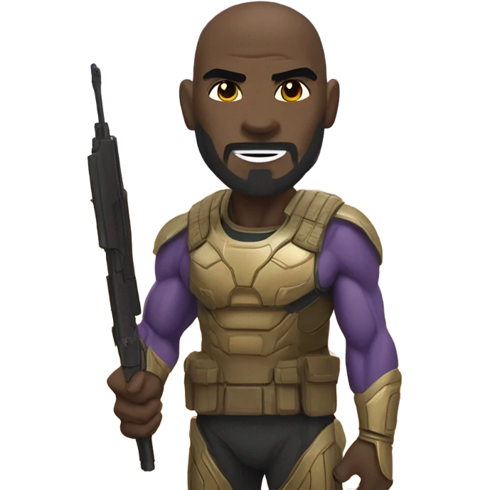 Thanos dapping up Pakistani desert soldier  emoji