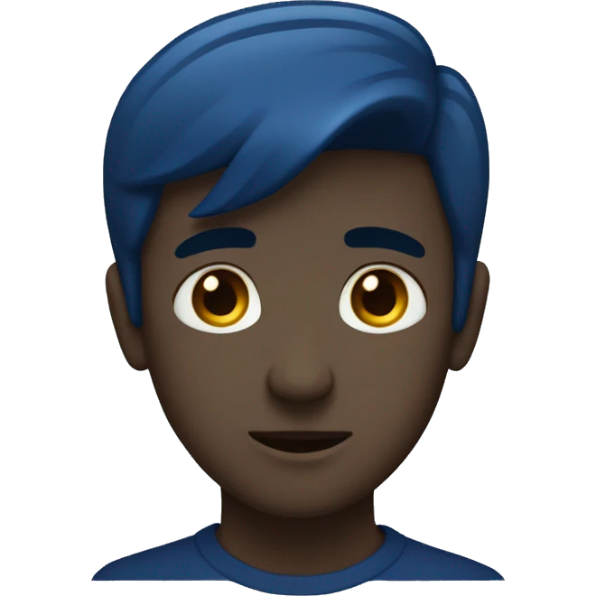 Dark blue heart emoji