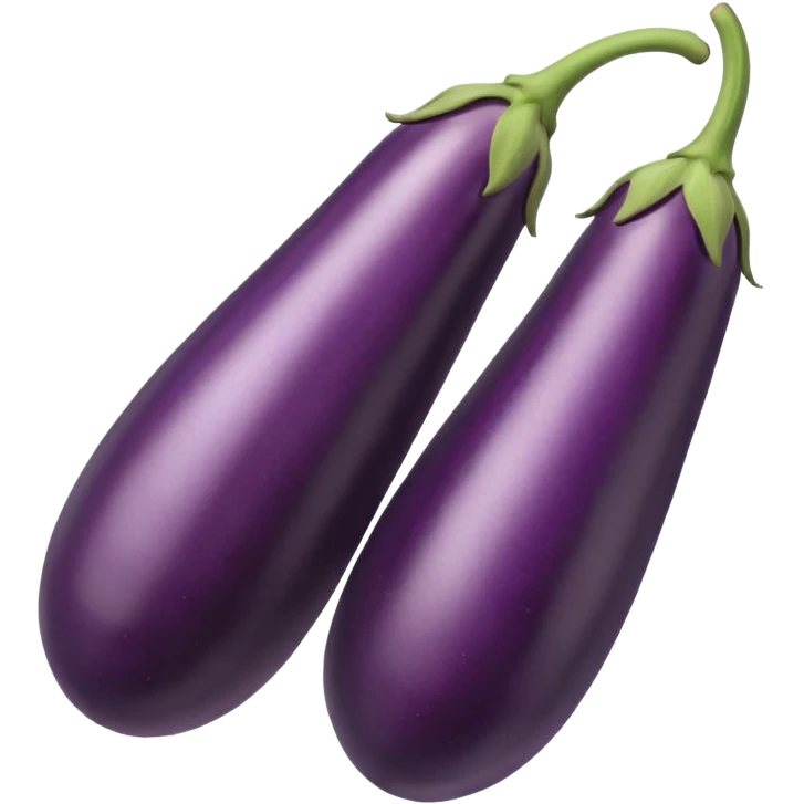 very long straight eggplant emoji
