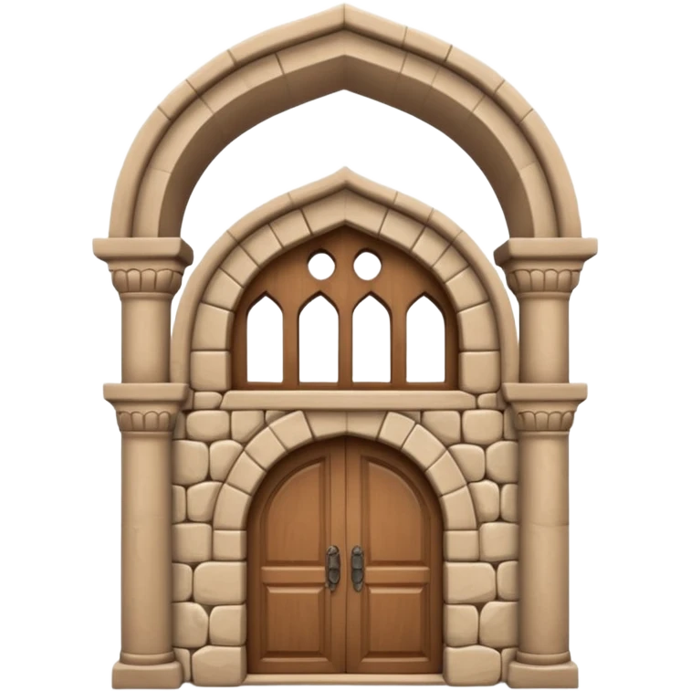 3D Apple-style emoji of a full traditional Turkish han building, showing the entire stone structure with arches, wooden doors, and windows. Rounded, glossy, smooth, soft shadows, white background.








 emoji