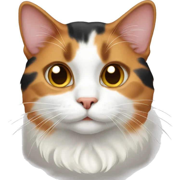 Calico cat emoji