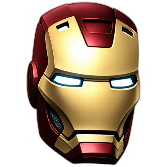 headshot of iron man emoji