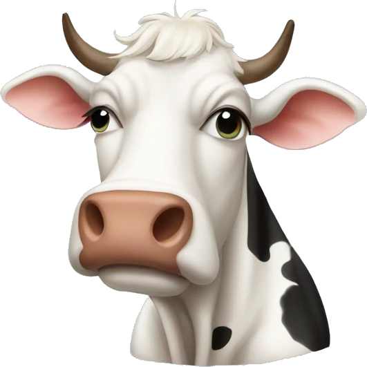 facepalm cow emoji