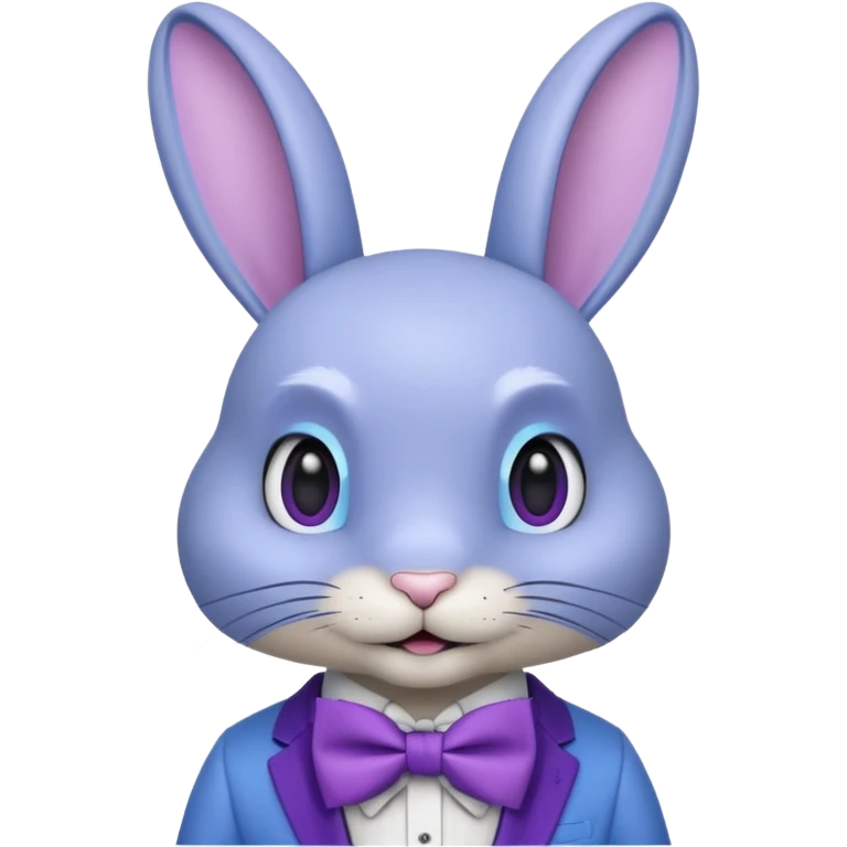 Bonnie(blue) from the Five Nights At Freddy's movie emoji
