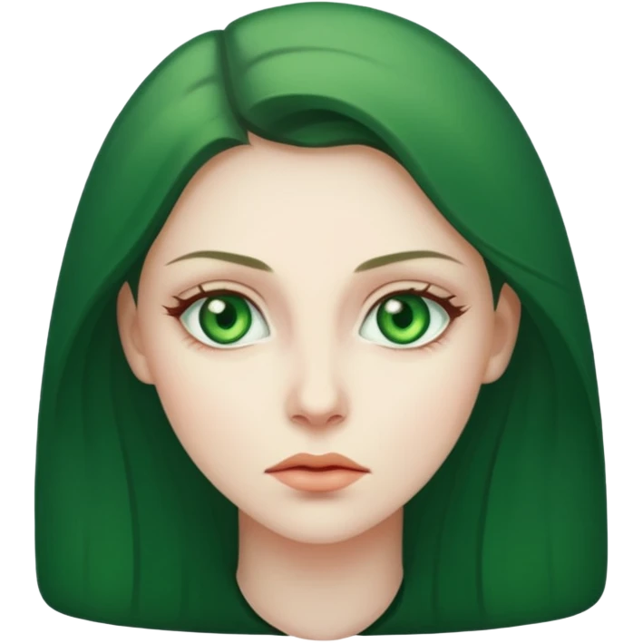 woman looking with envy emoji