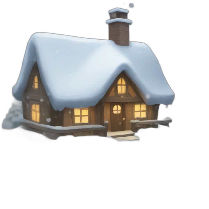 A village snow christmas  emoji