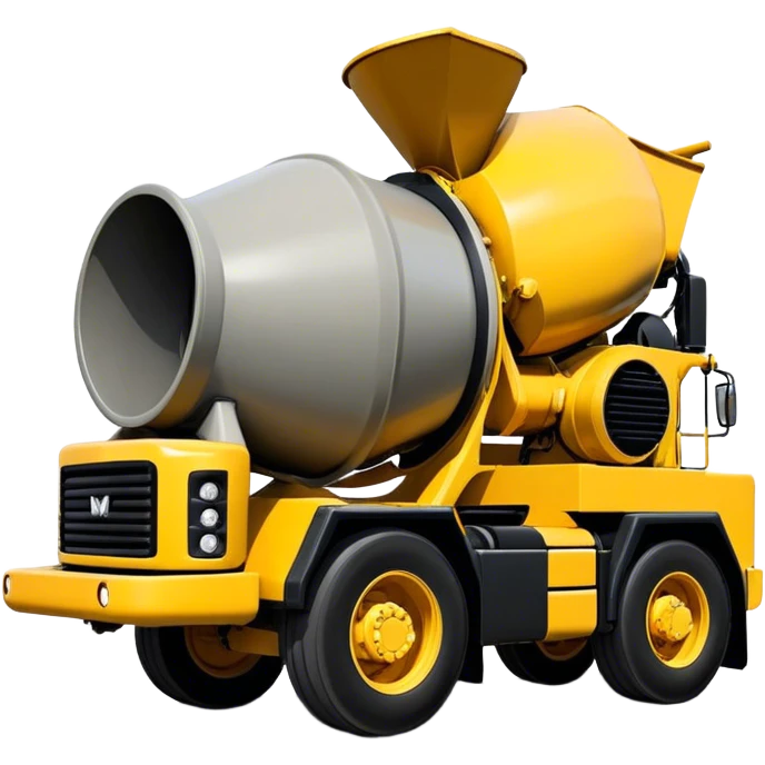Cement Mixer - Mack Granite (Model Year: 2022) (Iconic colour: Yellow and black) emoji