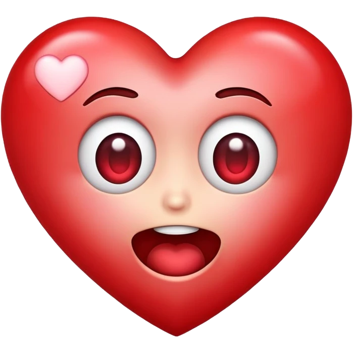 Love avec emoji surprise  emoji
