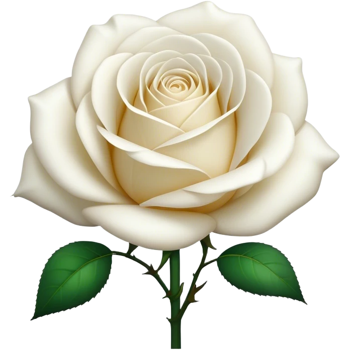 White rose emoji