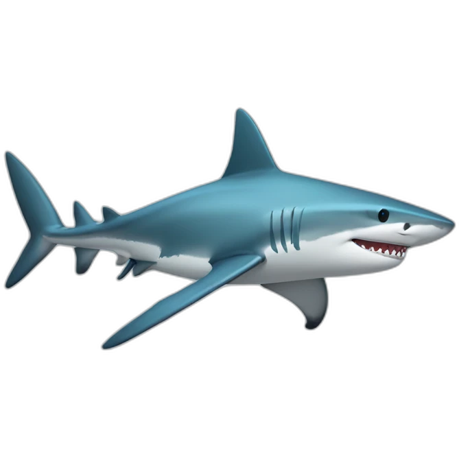 shark with an hélicoptère  emoji