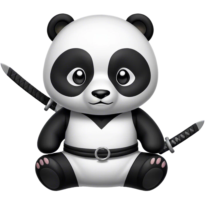 Panda ninja emoji
