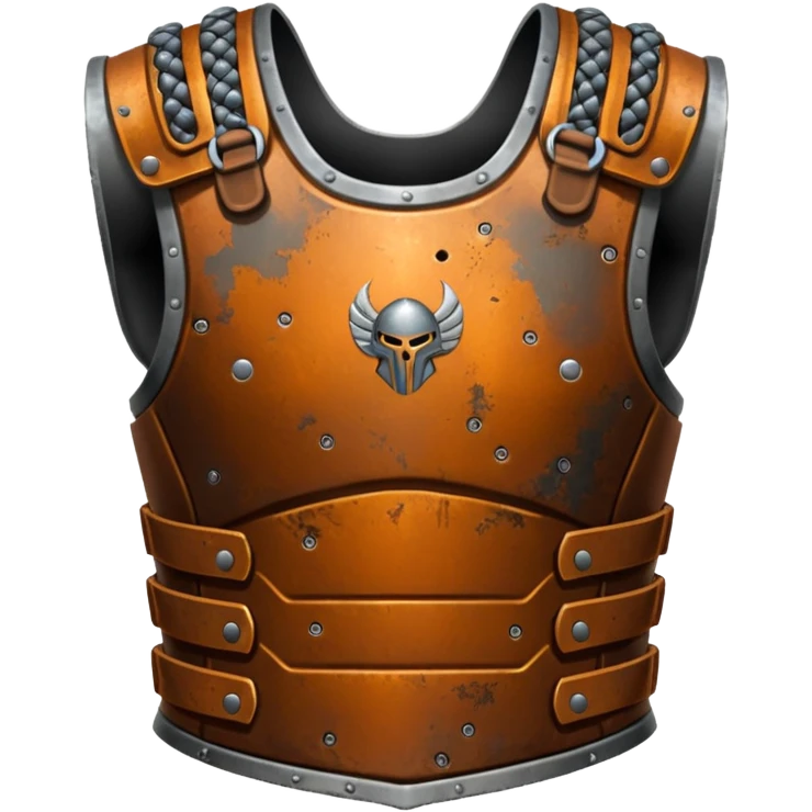 Rusted warrior body armor emoji