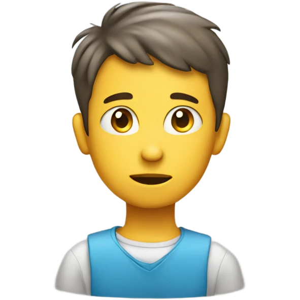 boy with idea focus in his head emoji