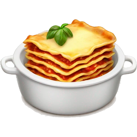 lasagna in a bowl emoji