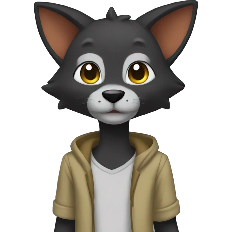 Black Anthro Fakemon emoji