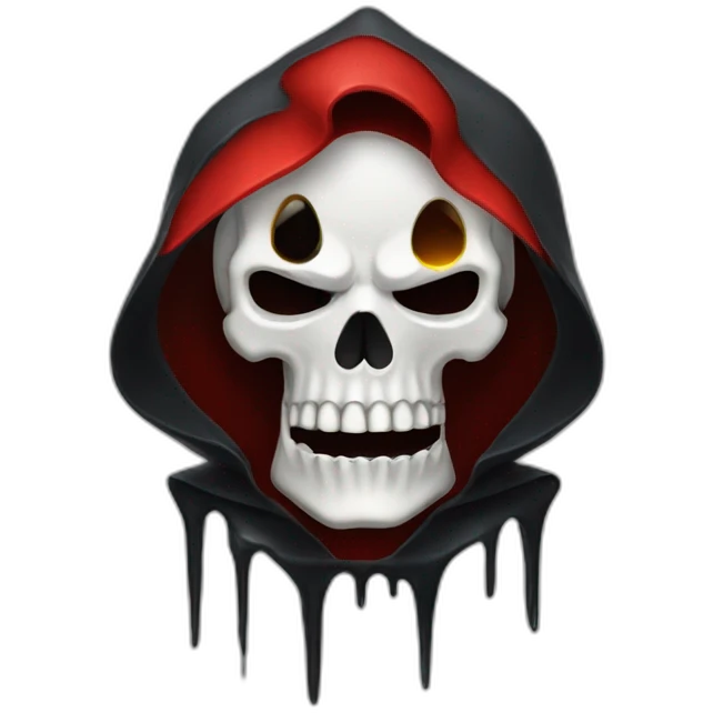 grim reaper clock blood emoji