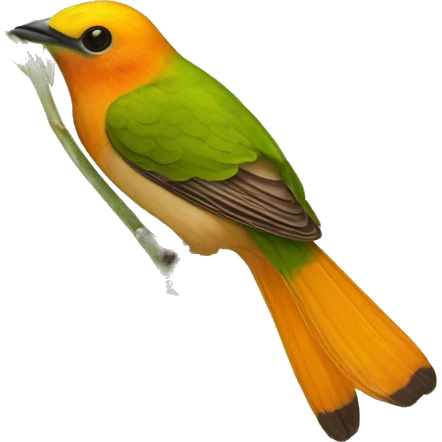 A single focused Butea monosperma without stem with vibrant colour emoji