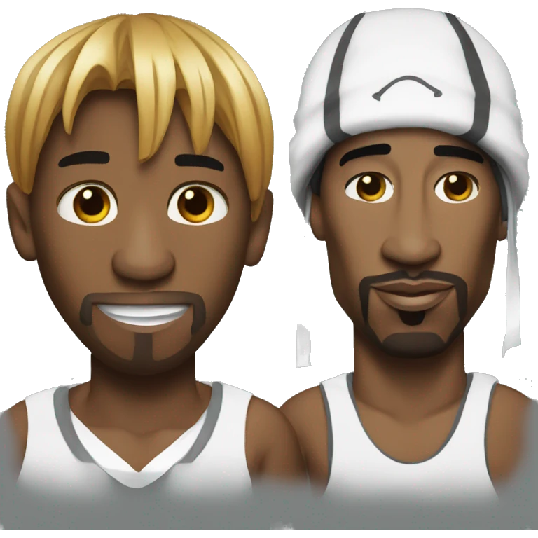 messi and tupac emoji
