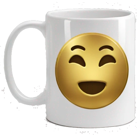 Metallic Gold Coffee Mug emoji