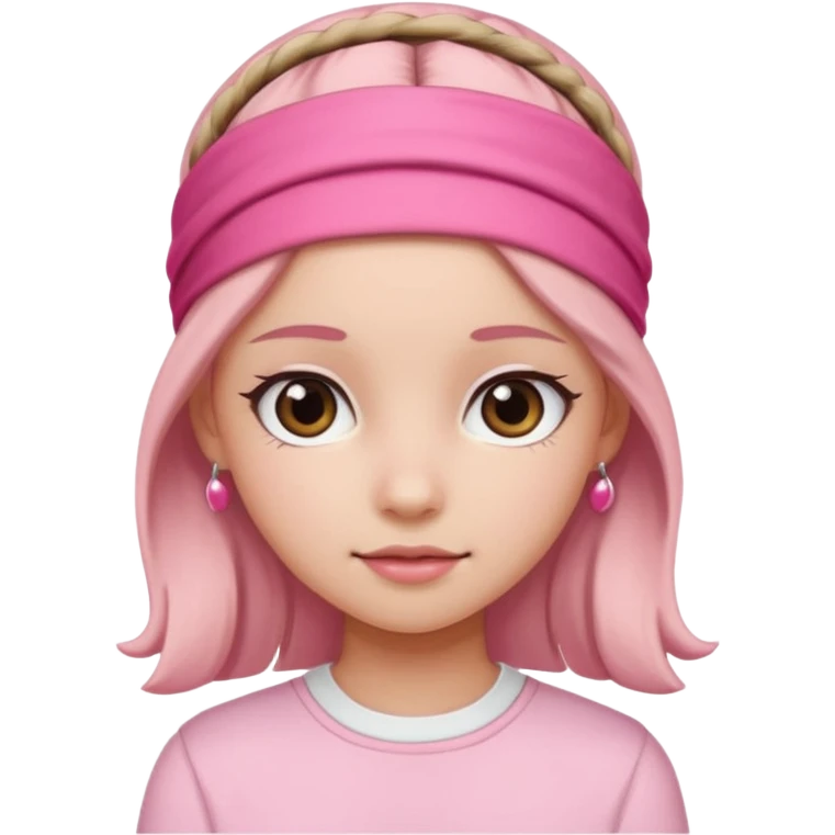 Cute preppy and pink emoji