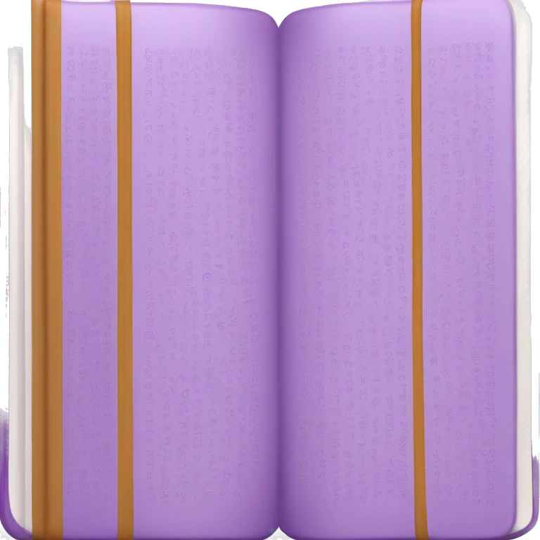 iOs closed book emoji in purple (make it wider and more defined) emoji