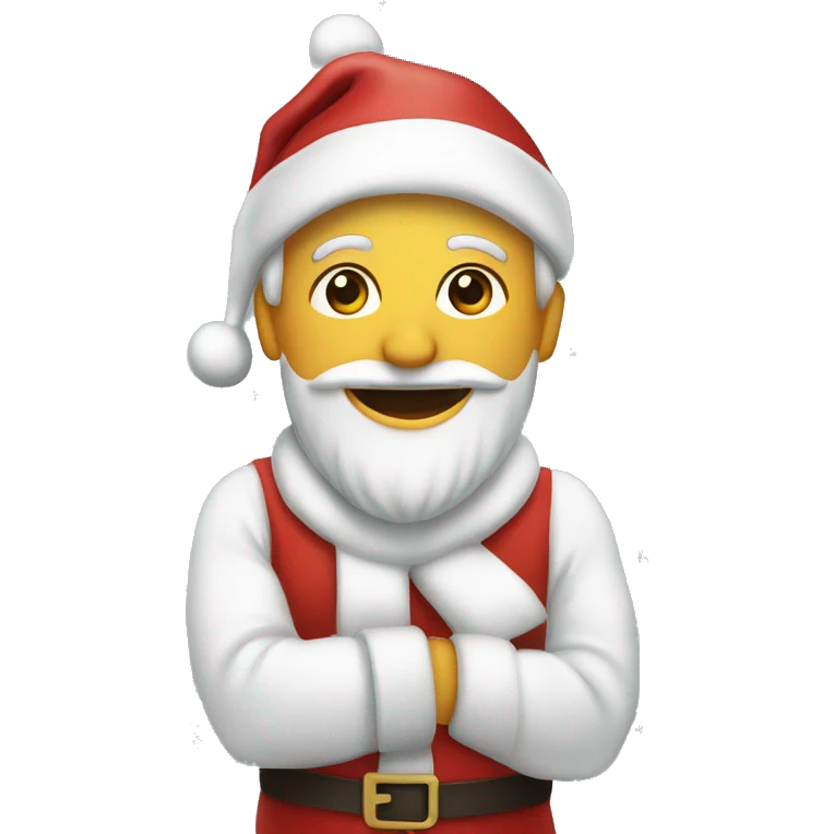 Festive Christmas emoji