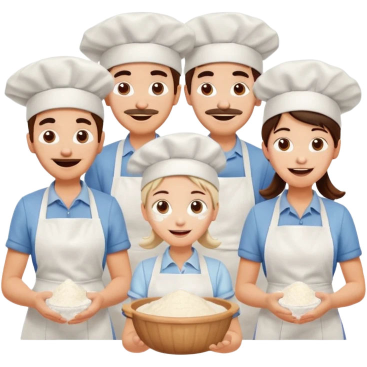 Goofy bakers emoji