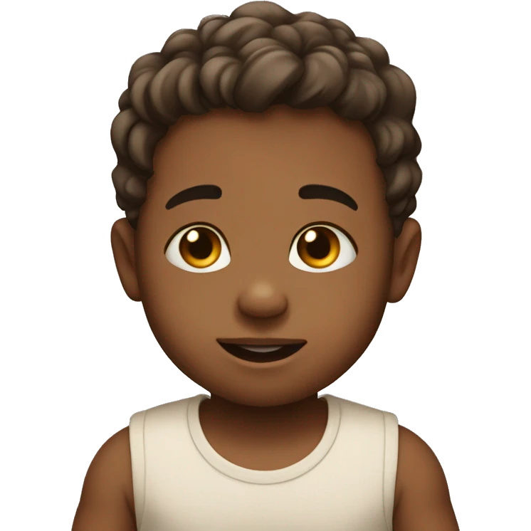 Cute baby boy emoji