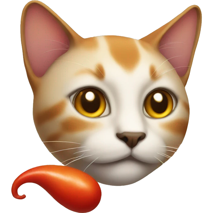 spicy cat emoji