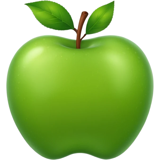 green apple emoji