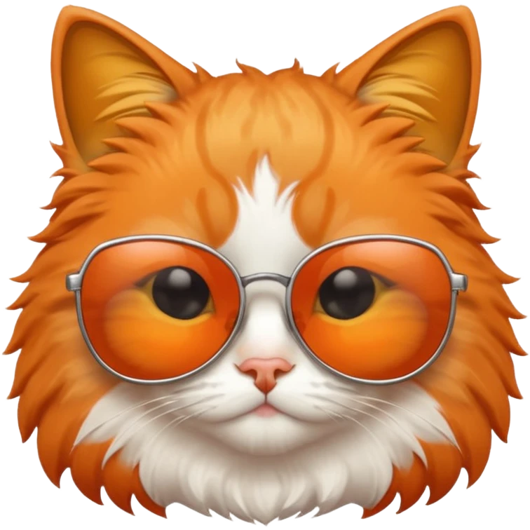 Cat wearing sunglasses emoji