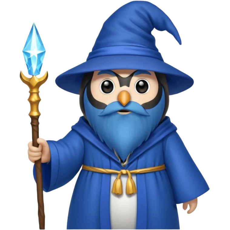 penguin wizard emoji
