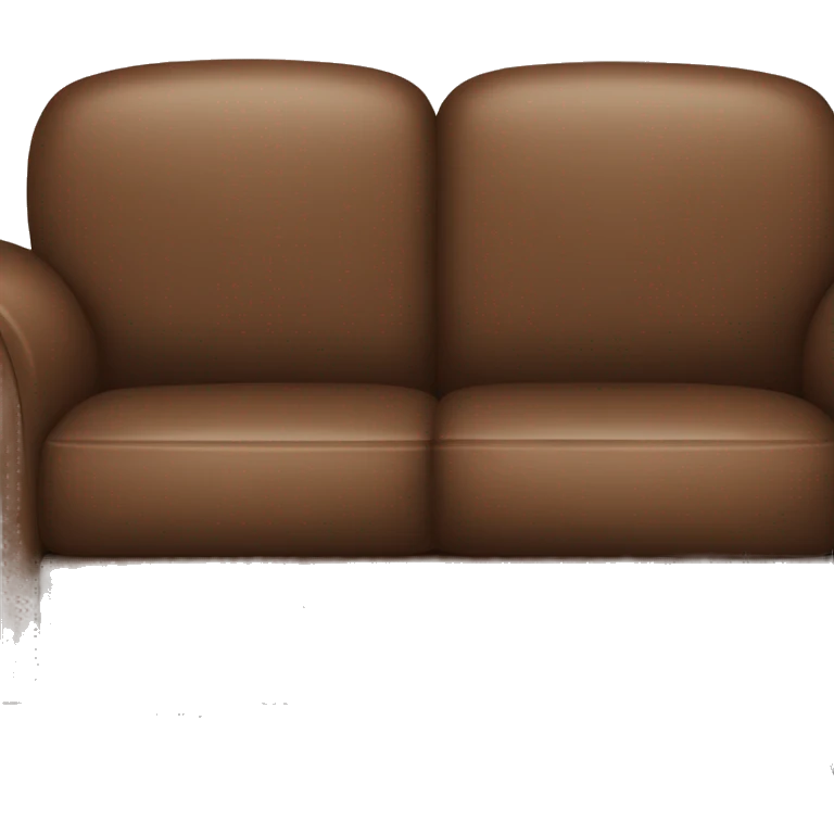 Couch brown emoji