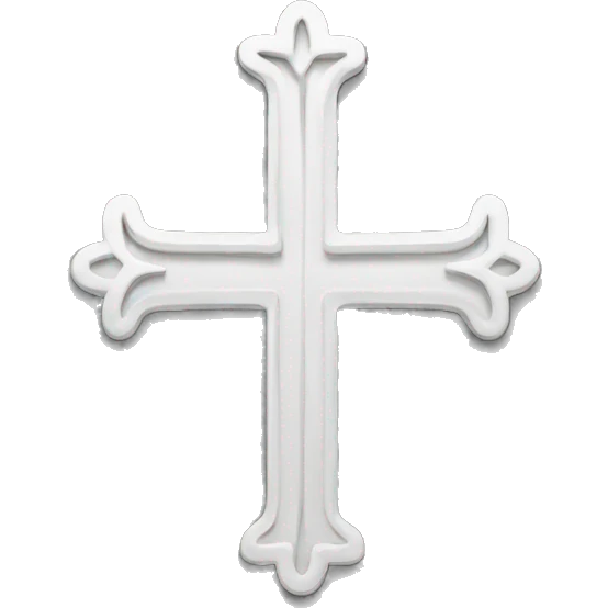 White cross emoji