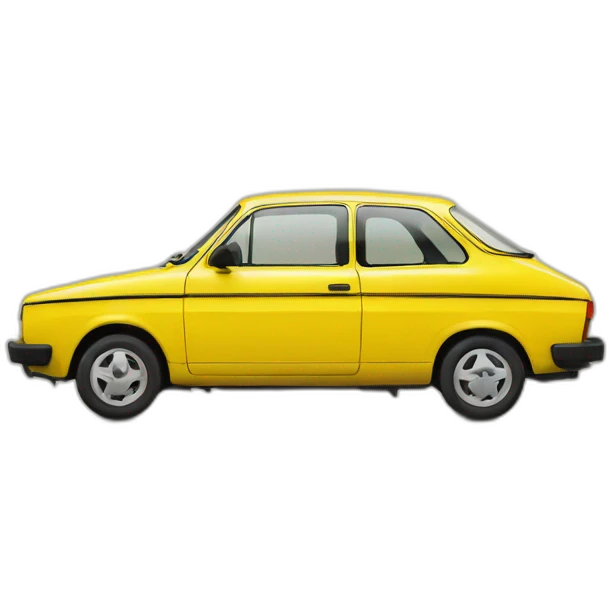 Front Yellow Skoda 120 emoji