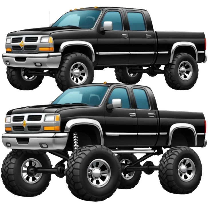 Squatted truck emoji