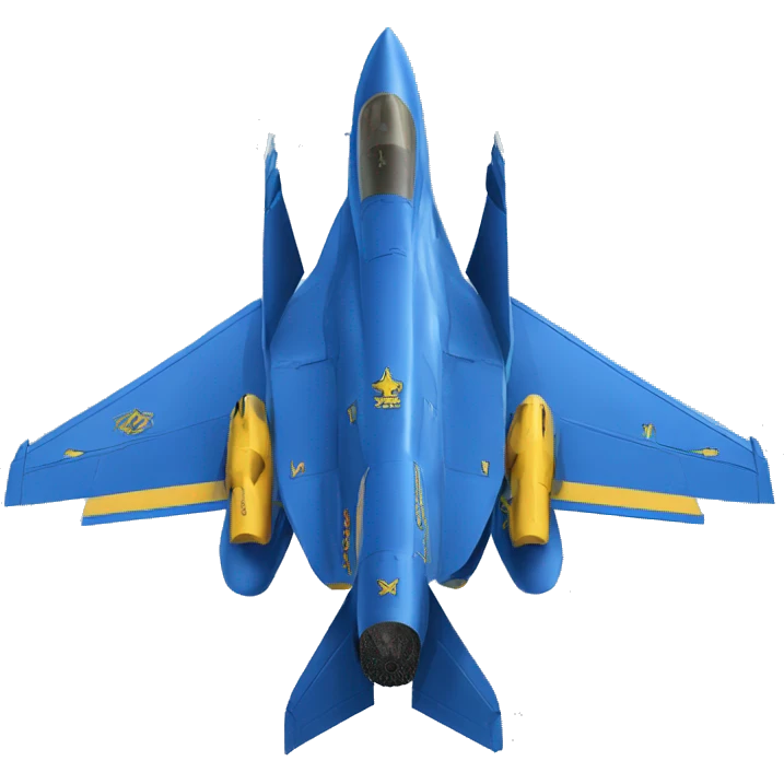 Blue Angel Fighter Jet emoji
