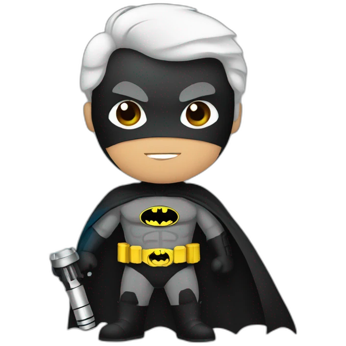 Batman with a Light saber emoji