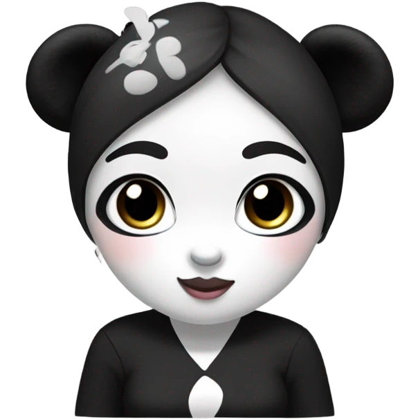 Panda girl emoji