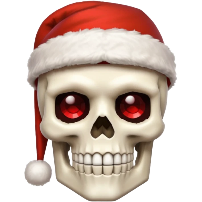 minecraft chistmas sceleton emoji